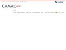 Tablet Screenshot of camacsa.com